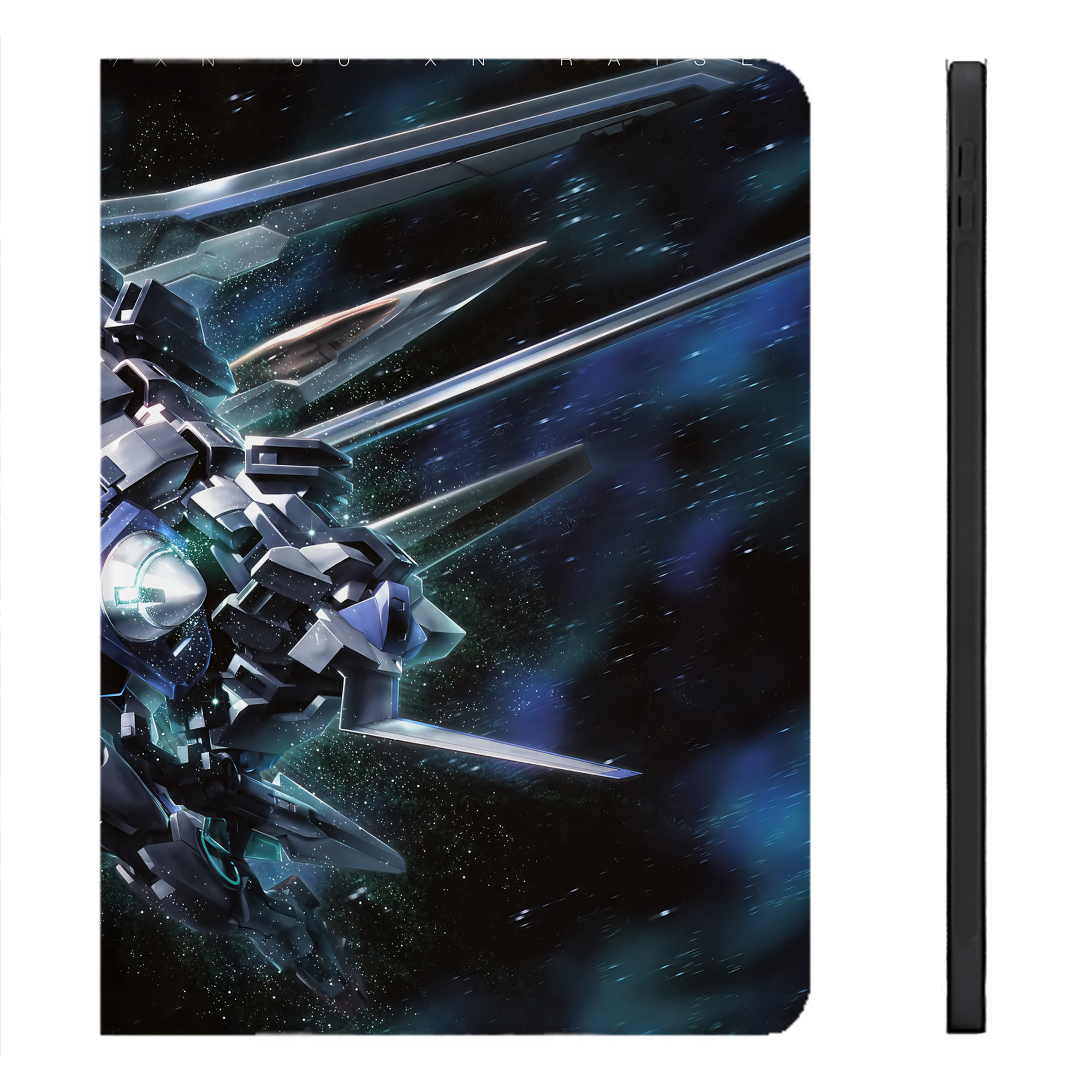 （画像用） 機動戦士ガンダム Mobile Suit Gundam IPadケース ペンホルダー付き ブックスタイルデザイン